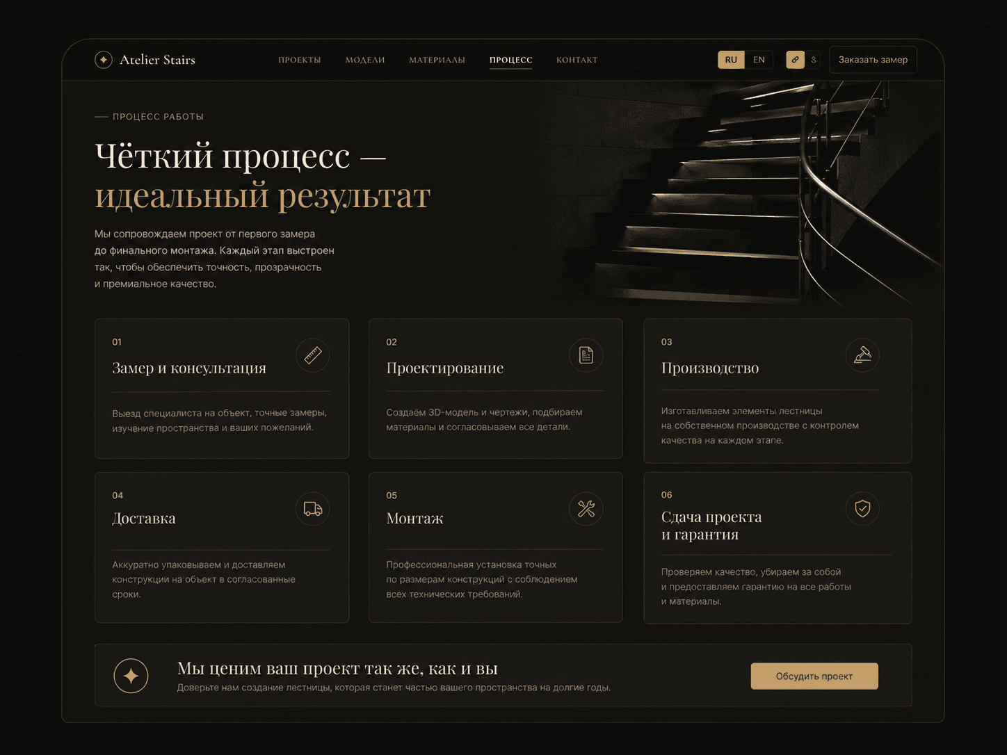 Atelier Stairs - Процесс